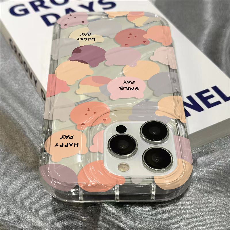 Ốp Điện Thoại Mềm Trong Suốt In Hình Gấu / Thỏ JKYM Dễ Thương Cho Iphone plus1312iPhone14promax 8 / 11 7sinsxr