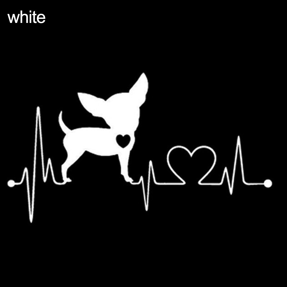 Miếng Dán Trang Trí Cửa Sổ Xe Hơi Họa Tiết Chú Chó Hoạt Hình Dễ Thương