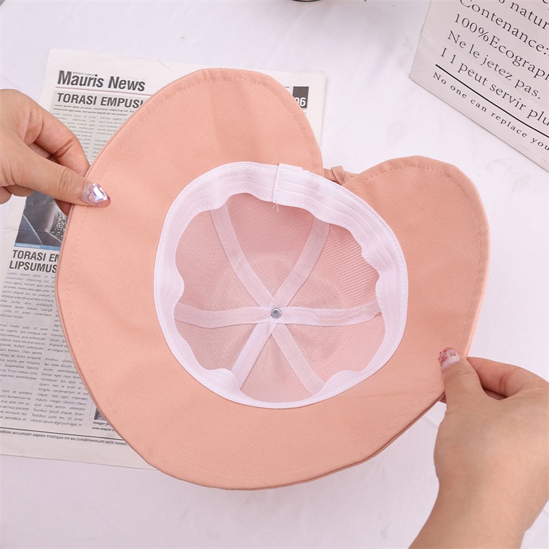 Nón Tai Bèo Vành Rộng Chống Tia UV Tùy Chỉnh Thời Trang Đi Biển Cho Nữ