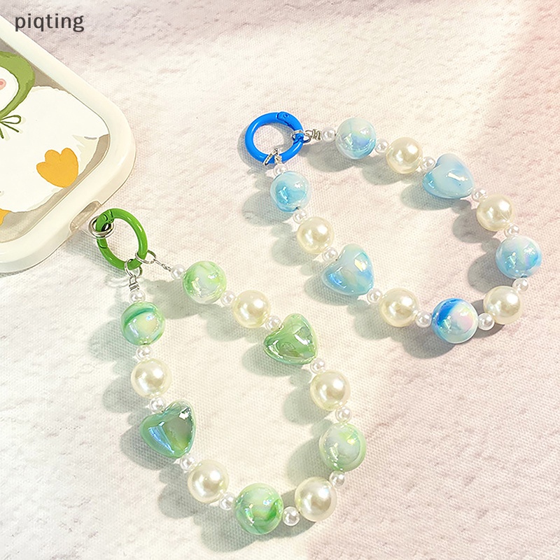 Piqt Móc Khóa Ba Lô / Túi Xách Trang Trí Hạt Màu Kẹo Hình Hoa Dễ Thương Thích Hợp Làm Quà Tặng Cho Bạn Nữ