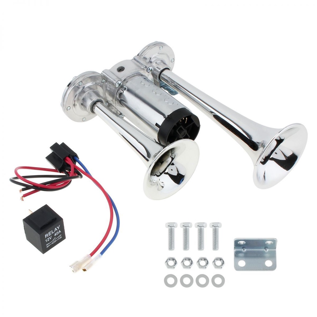 Bộ Kèn Hơi Siêu Lớn 150dB 12V / 24V Cho Xe Hơi / Tàu Thuyền / Xe Tải