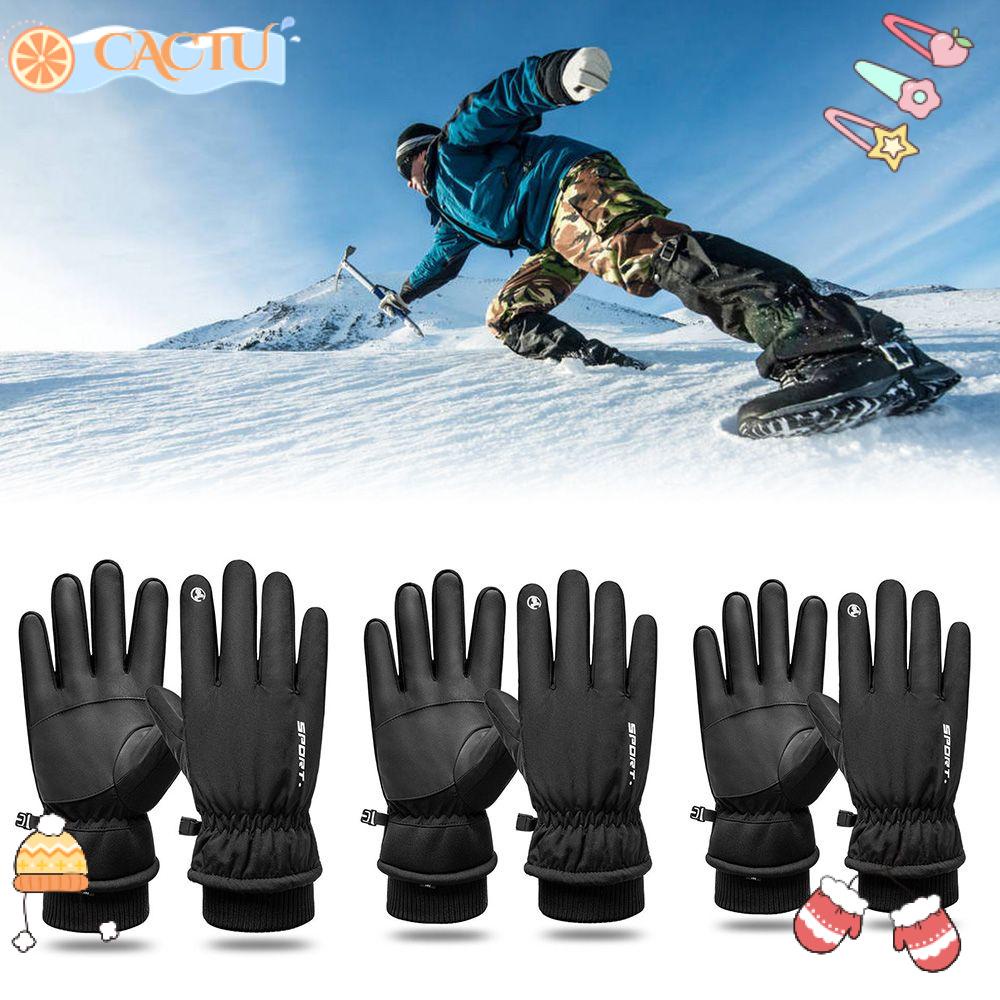 CACTU Găng Tay Lái Xe Chống Thấm Nước Chống Mài Mòn Có Thể Chạm Màn Hình Cảm Ứng