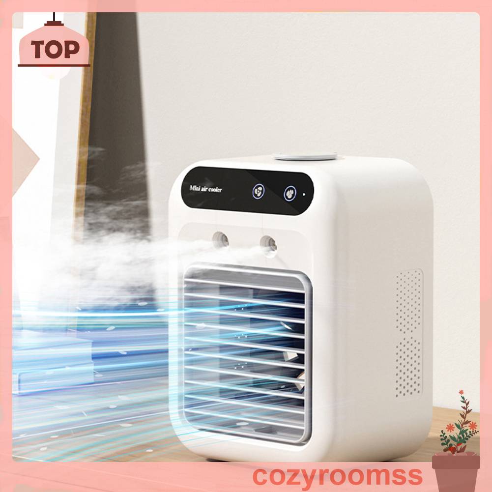 Quạt Làm Mát Để Bàn 2 Tốc Độ Tùy Chỉnh Nhỏ Gọn Tiện Dụng Cho Gia Đình