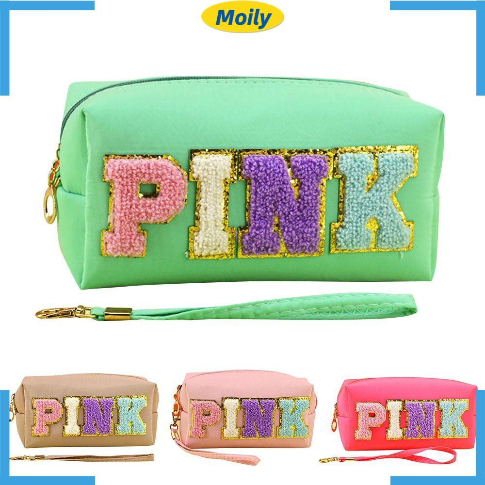 MOILYVN Túi Đựng Đồ Trang Điểm Cỡ Lớn Thêu Họa Tiết Xinh Xắn