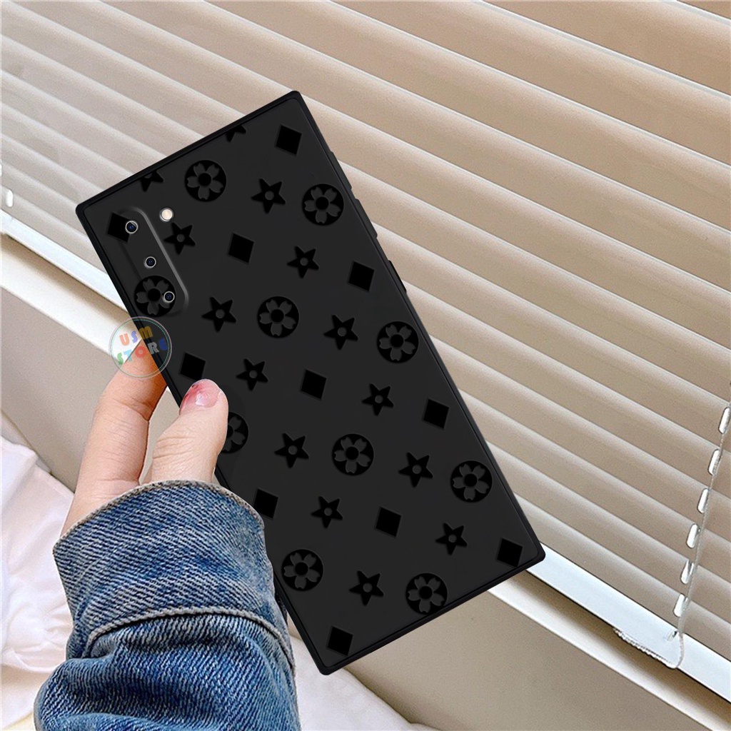 Ốp lưng Samsung Note 10, chất silicon, viên vuông, in hình Thánh Giá