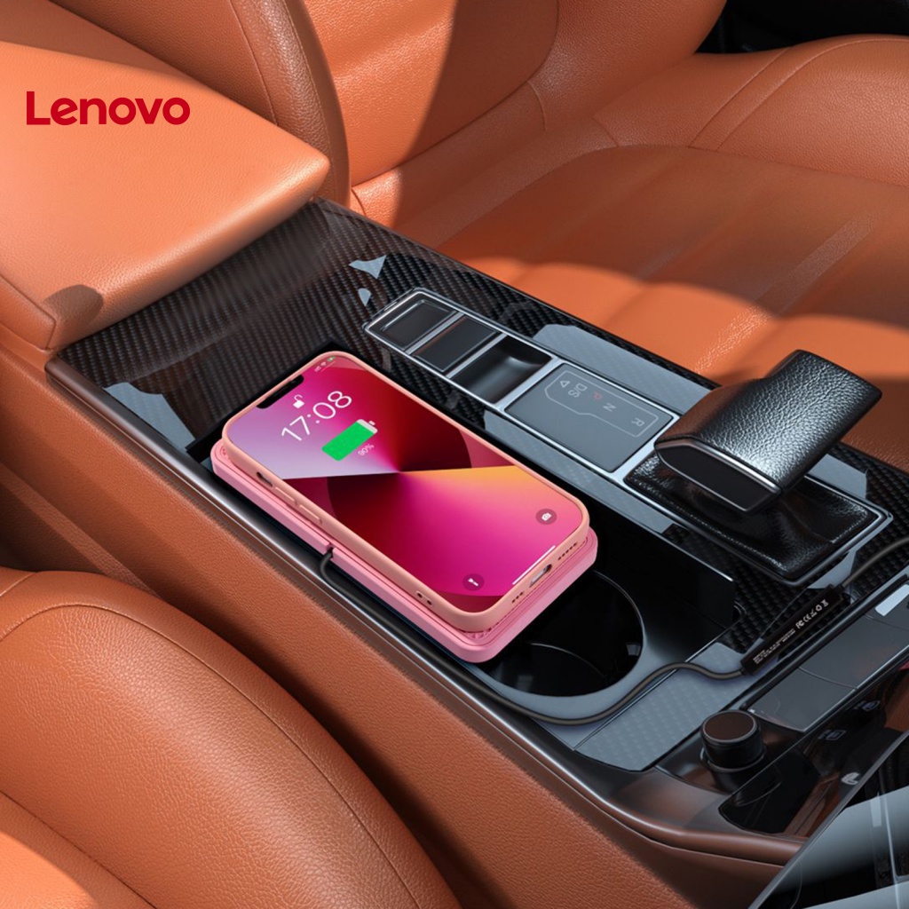 1 Bộ Đế Sạc Nhanh Không Dây 2 Trong 1 QI 15W Màu Hồng Chống Trượt Đa Năng Cho Xe Hơi