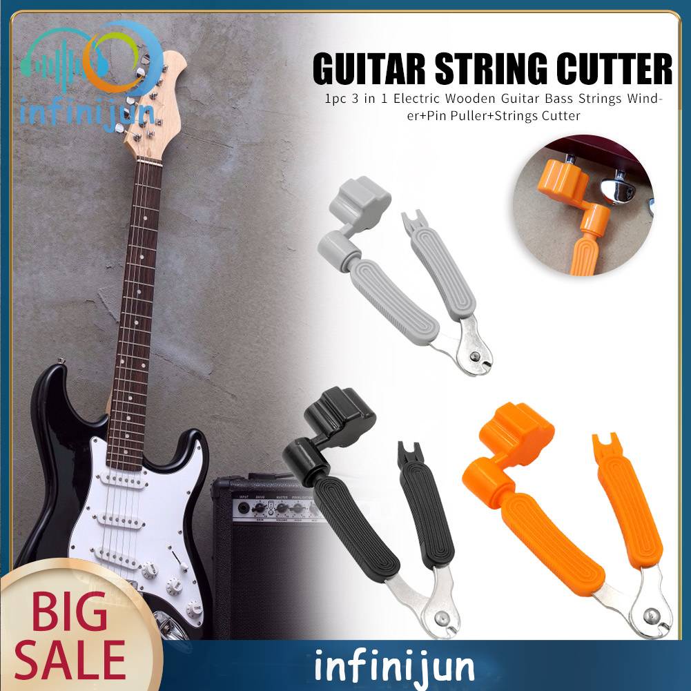Dụng Cụ Cắt Dây Đàn Guitar Điện Đa Năng 3 Trong 1