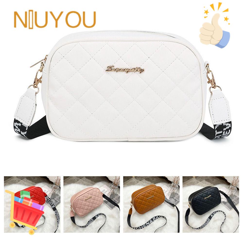NIUYOU Túi Đeo Chéo Da PU Hình Vuông Cỡ Nhỏ Thời Trang Cho Nữ
