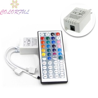【COLORFUL】Remote Controller 44 Keys IR Energy Efficient RGB Control Box Strip Light