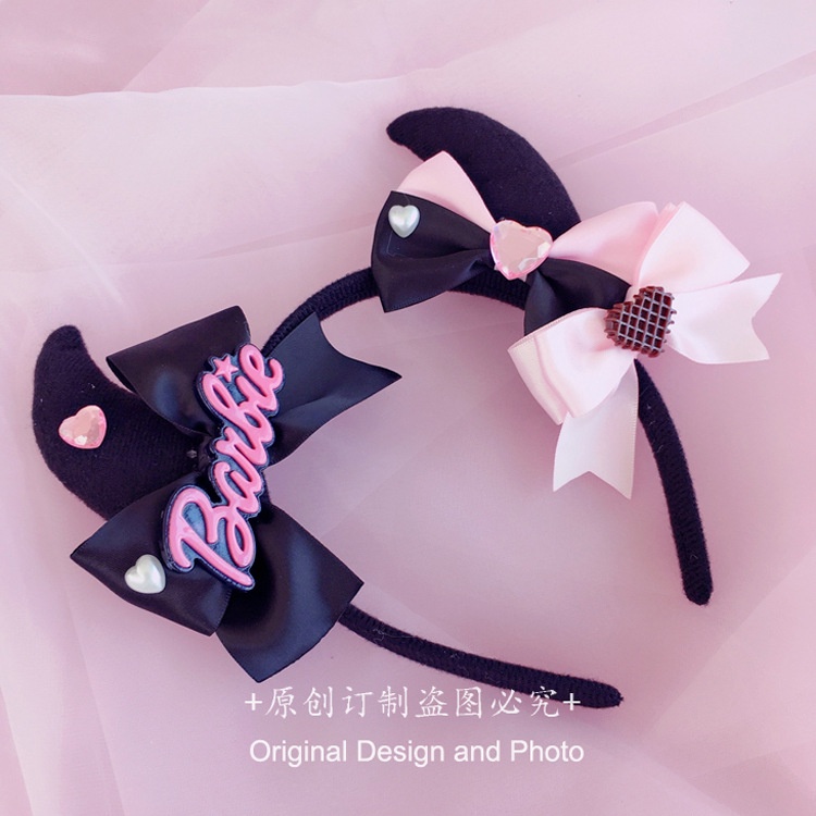 SANRIO Băng Đô Cài Tóc Đính Nơ Phong Cách lolita Cho Nữ