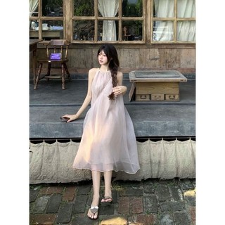 Sugemiusi Đầm Lưới Dáng Ôm Thiết Kế Nhẹ Nhàng Phong Cách Mới Mùa Hè Cho Nữ