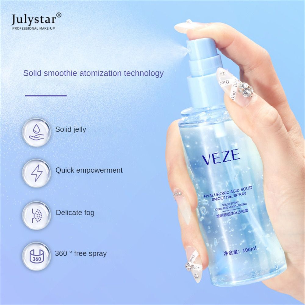 Hyaluronic Spray Acid Solid Smoothie Spray Dưỡng ẩm Xịt dưỡng ẩm Cool Water JULYSTAR