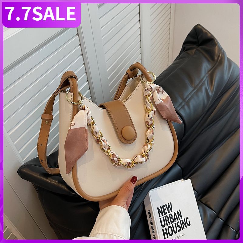 Túi Đeo Chéo Một Bên Vai Có Dây Xích Cổ Điển Thời Trang Phổ Biến Dành Cho Bạn Nữ Bán Chạy