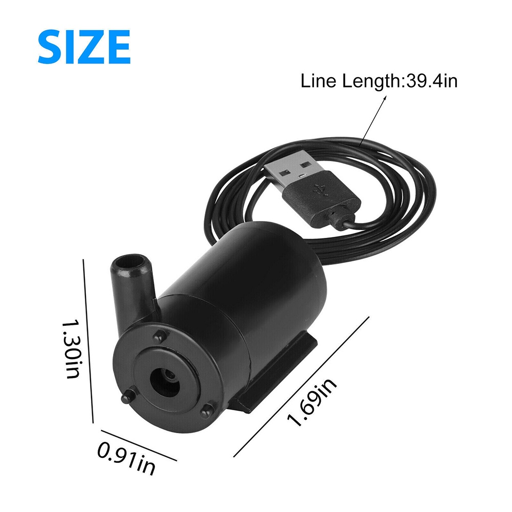 Bơm Nhiên Liệu Mini USB 0~60 Độ