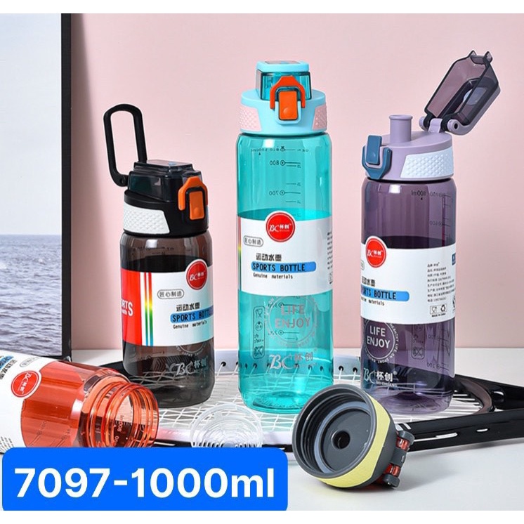 Bình đựng nước thể thao du lịch ngoài trời KM – BC mẫu 2023 dung tích 1 lít-2,5 lít