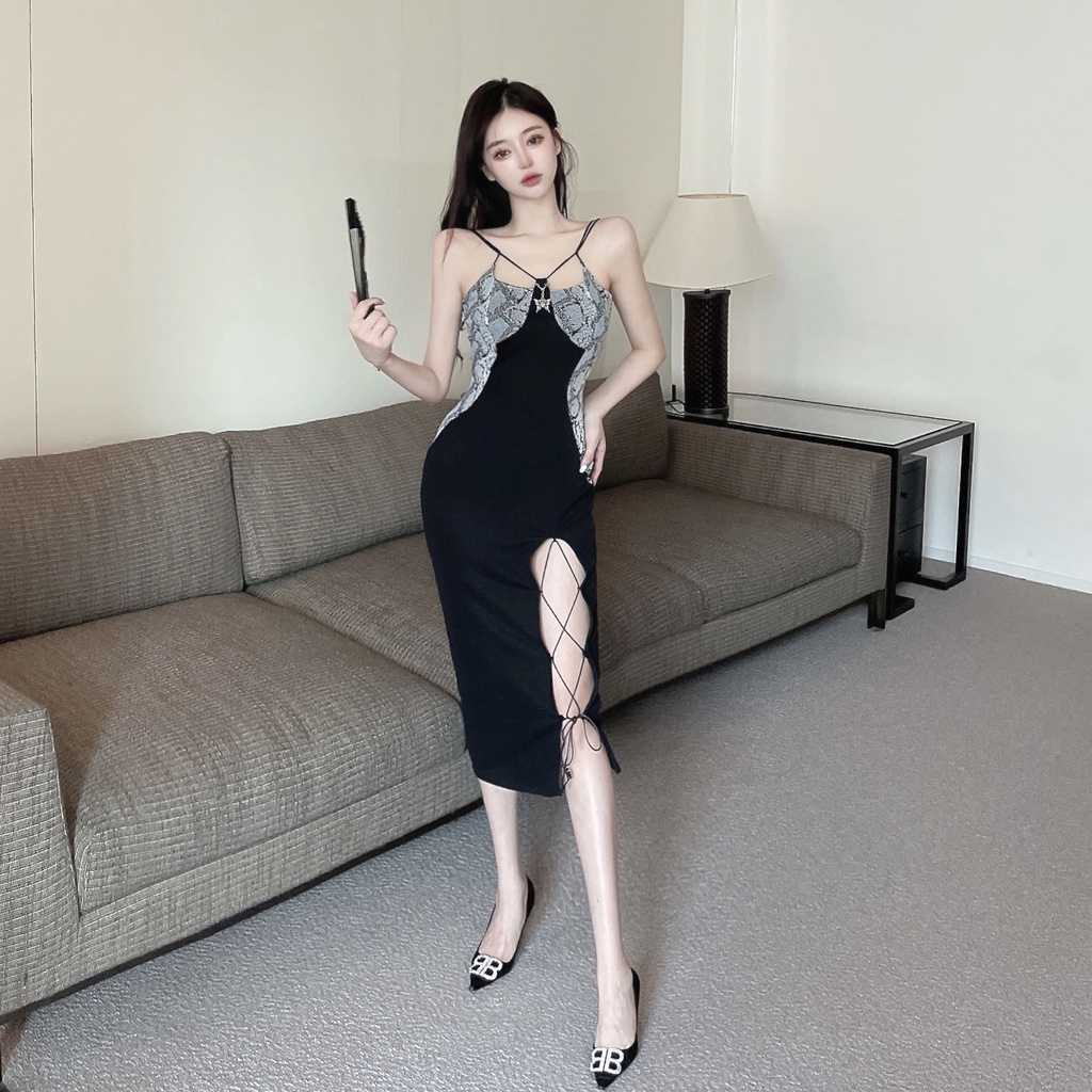 Áo Kiểu Ôm Dáng Phối Dây Buộc Thiết Kế Không Đồng Đều Mới