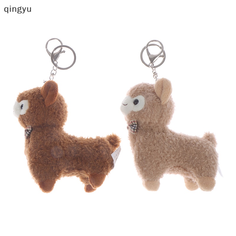 Móc Khóa Hình Lạc Đà Nhồi Bông Mềm Mại Đáng Yêu