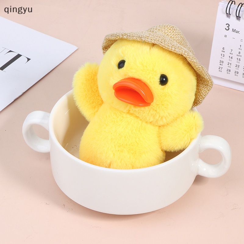 Móc Khóa Vịt Nhồi Bông 14cm Mềm Mại Đáng Yêu