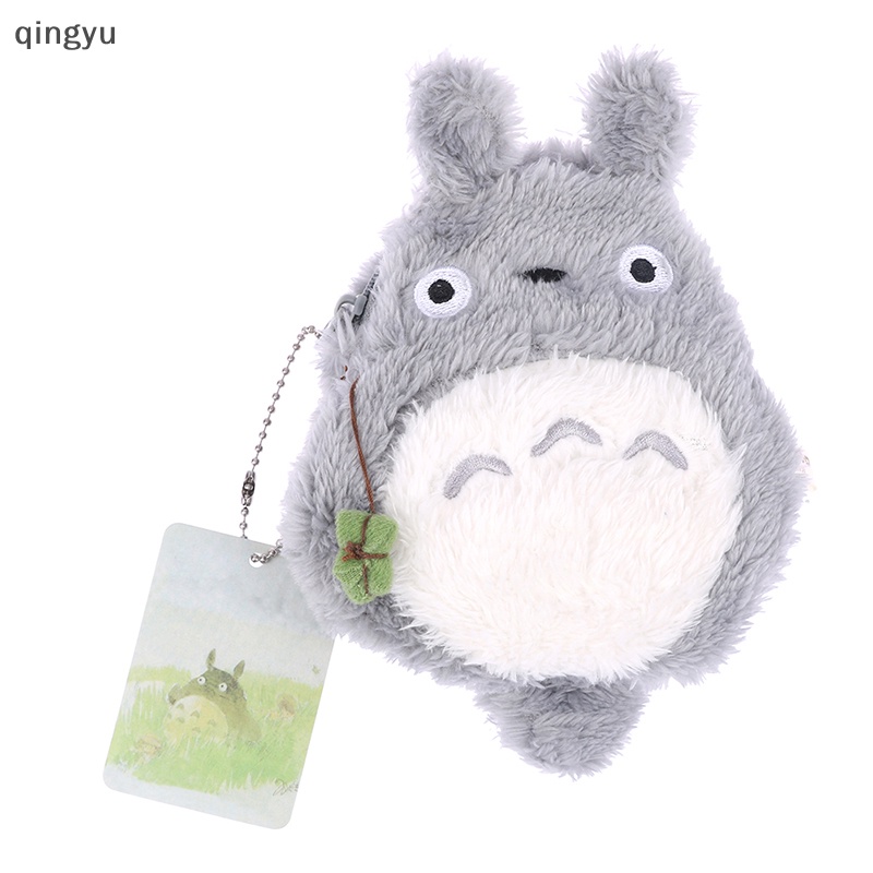 Qingyu Ví Đựng Tiền Xu Có Móc Khóa Hình Búp Bê Totoro Anime Periphery Mới PLI