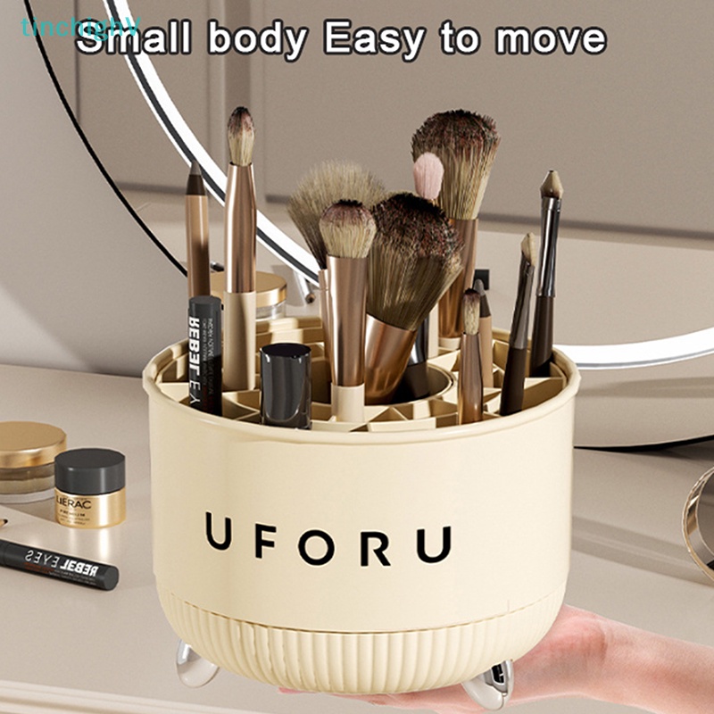 [TinchighV] 360 Độ [TinchighV]° Giá Đỡ Cọ Trang Điểm Để Bàn Nhỏ Gọn Tiện Lợi