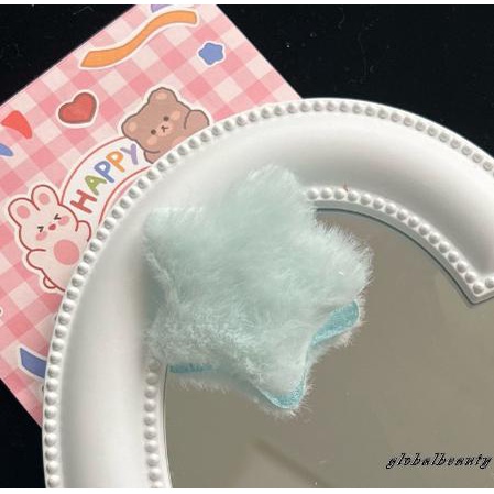 Kẹp Tóc Hình Ngôi Sao Hoạt Hình Màu Trơn Xinh Xắn Cho Nữ