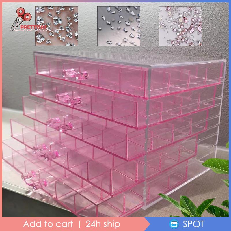 Hộp Đựng Trang Sức Đính Đá Lấp Lánh Ốp