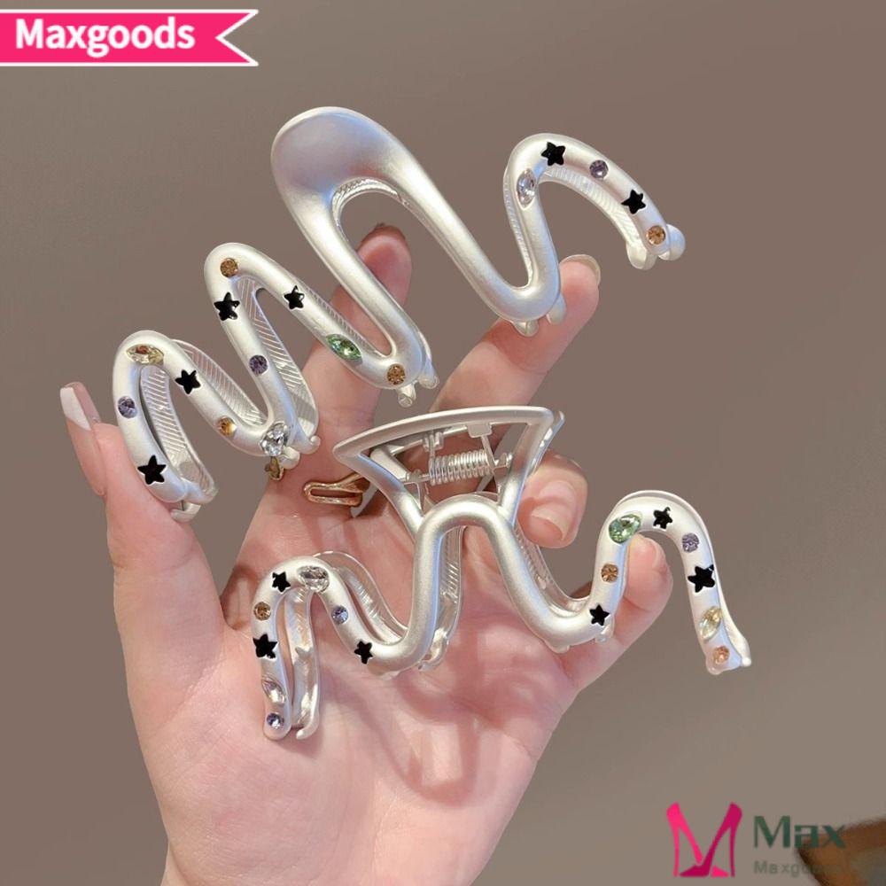 MAXG Kẹp Tóc Hình Cá Mập Bằng Kim Loại Nhiều Màu Sắc Dễ Thương Cho Nữ