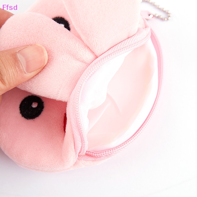 {Ffsd} Ví Đựng Tiền Xu / Chìa Khóa Hình Động Vật Hoạt Hình Dễ Thương Có Khóa Kéo Cho Nữ * Hàng
