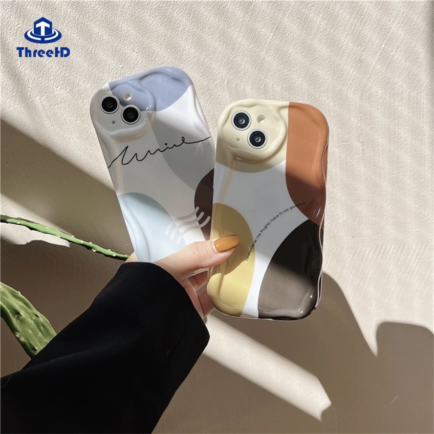 Ốp Điện Thoại Mềm Họa Tiết Đơn Giản Viền Cong Bảo Vệ Camera Cho iPhone 11 14 13 12 Pro Max SE2020 X Xr Xs Max 8 7 6 6s Plus