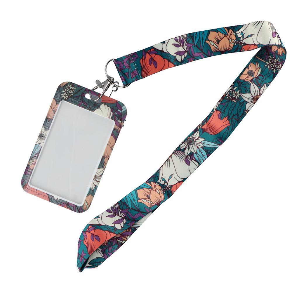 LAKAMIER Dây Kẹp Thẻ ID Bằng Kim Loại Hình Hoa Hồng Cuộn Dây Huy Hiệu Dễ Thương Dùng Trang Trí Văn Phòng