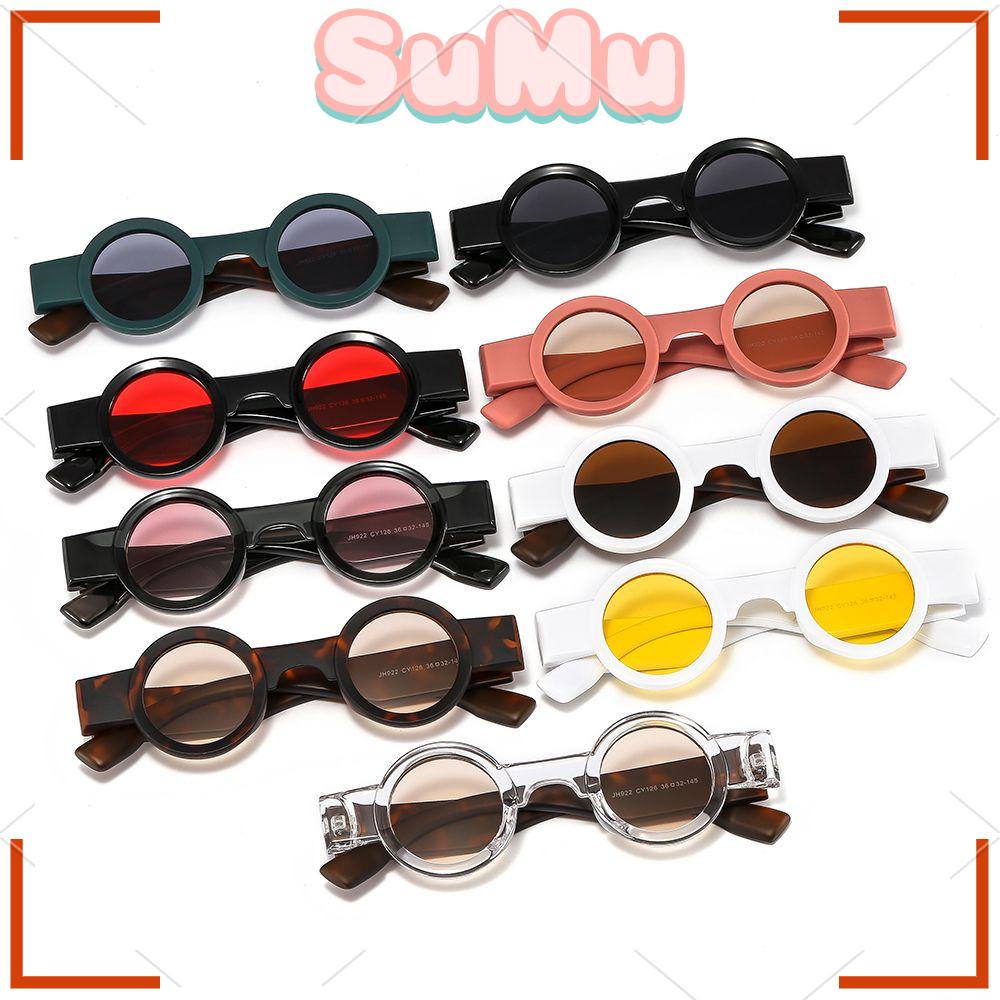 SUMU Kính Mát Gọng Tròn Nhỏ Thời Trang Cho Nam Nữ