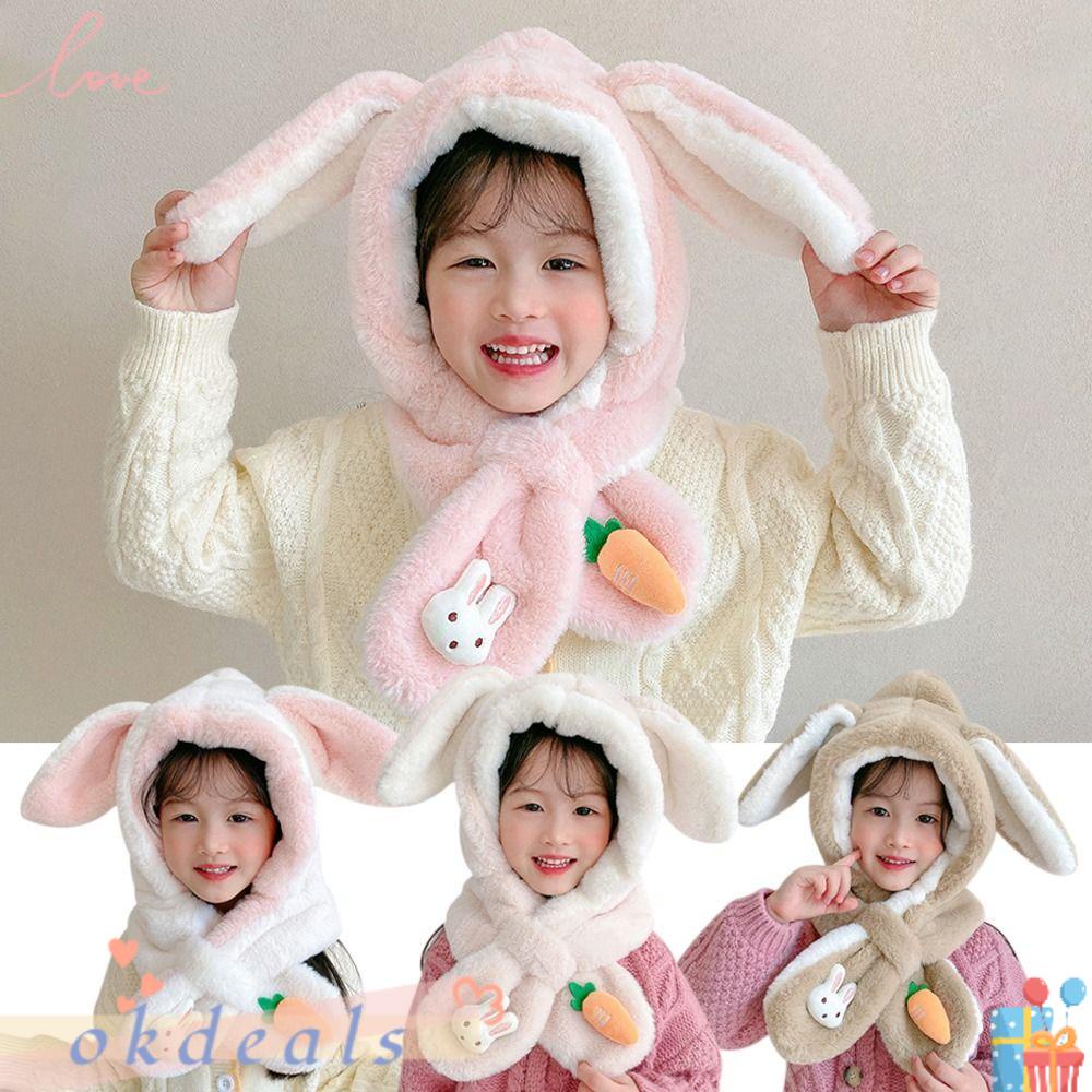 OKDEALS Mũ Trùm Tai Giữ Ấm Chất Liệu Cotton Dày Dặn