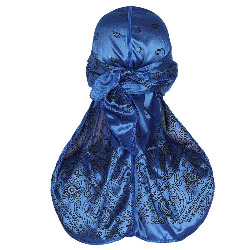 Designer Mũ Durag Cap Lưỡi Trai Lụa Cao Cấp Thiết Kế Gợn Sóng Doo Rags