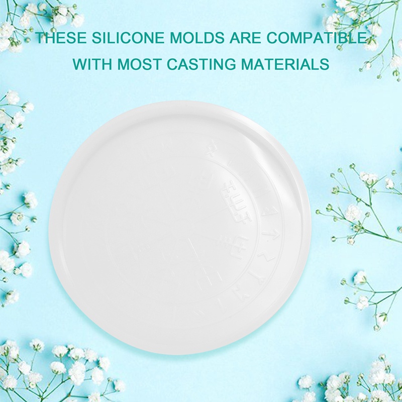 Khuôn Silicone Làm Bánh Hình La Bàn Chạy Bộ / Xúc Xắc DND
