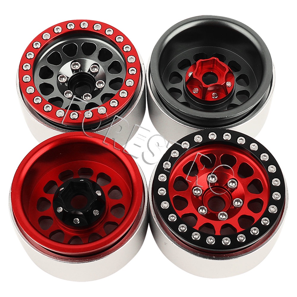 Set 4 Vành Bánh Xe 1.9 Inch Bằng Hợp Kim Nhôm Cho TRX4 TRX6 Axial SCX10 III AXI03007 GRT EX86190 Tỉ Lệ 1 / 10