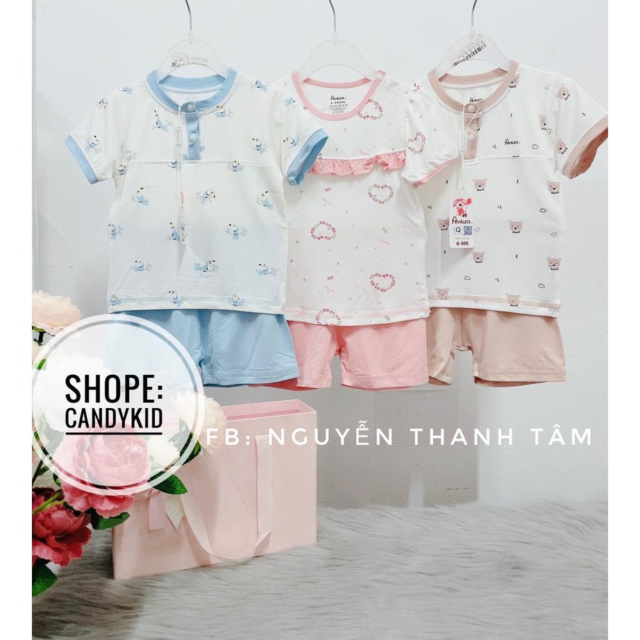 [Avaler]Bộ cộc tay khuy giữa.