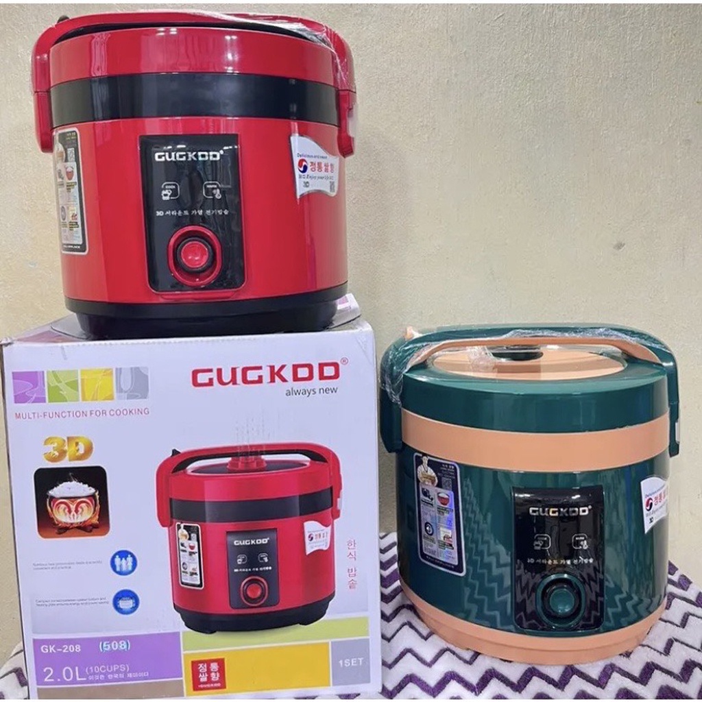 Nồi cơm Cuckoo 2 lít, Mẫu mới lòng gang siêu dầy nấu cơm siêu ngon, BH 12 tháng