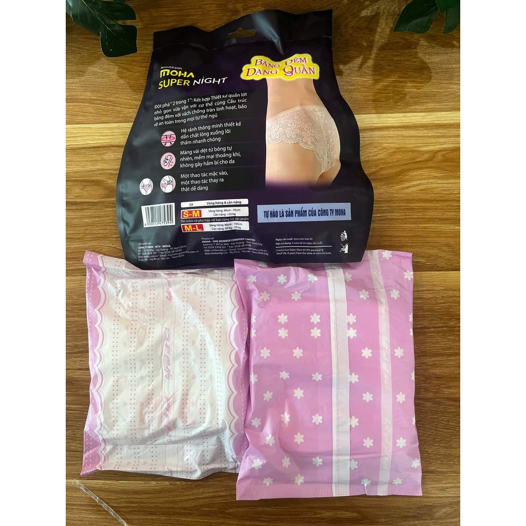 Băng vệ sinh dạng quần Moha