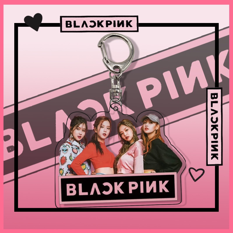 Móc khóa Blackpink Keychain_Móa khóa mica in 2 mặt