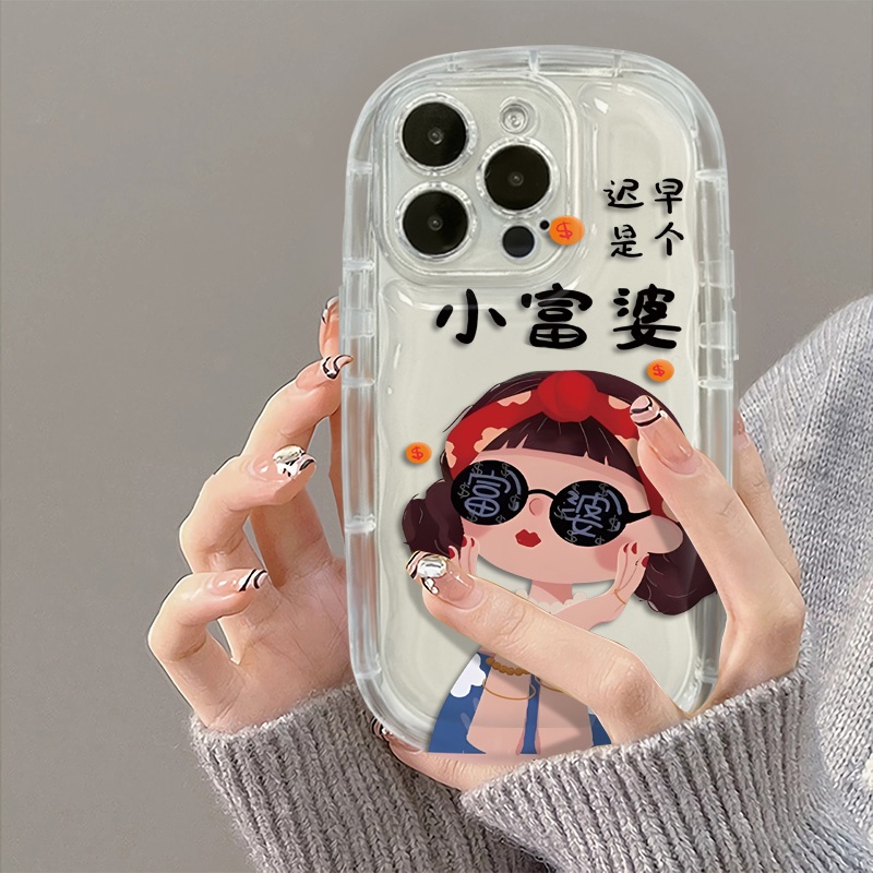 Ốp Điện Thoại Silicon Mềm Trong Suốt Chống Sốc Họa Tiết Dễ Thương Cho IPhone 14 13 12 11 Pro Max XS X XR 8 + 7 Plus