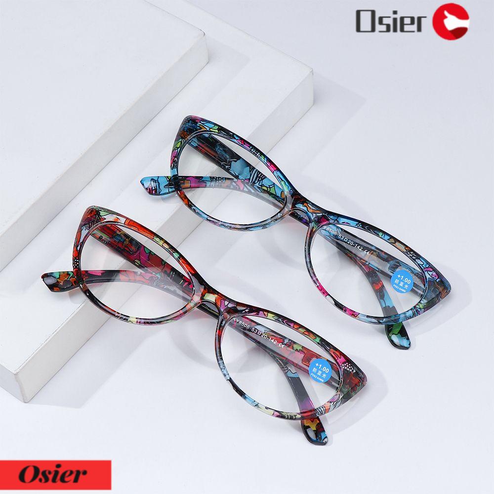 OSIER1 Kính Đọc Sách Gọng Hoa Siêu Nhẹ Thời Trang
