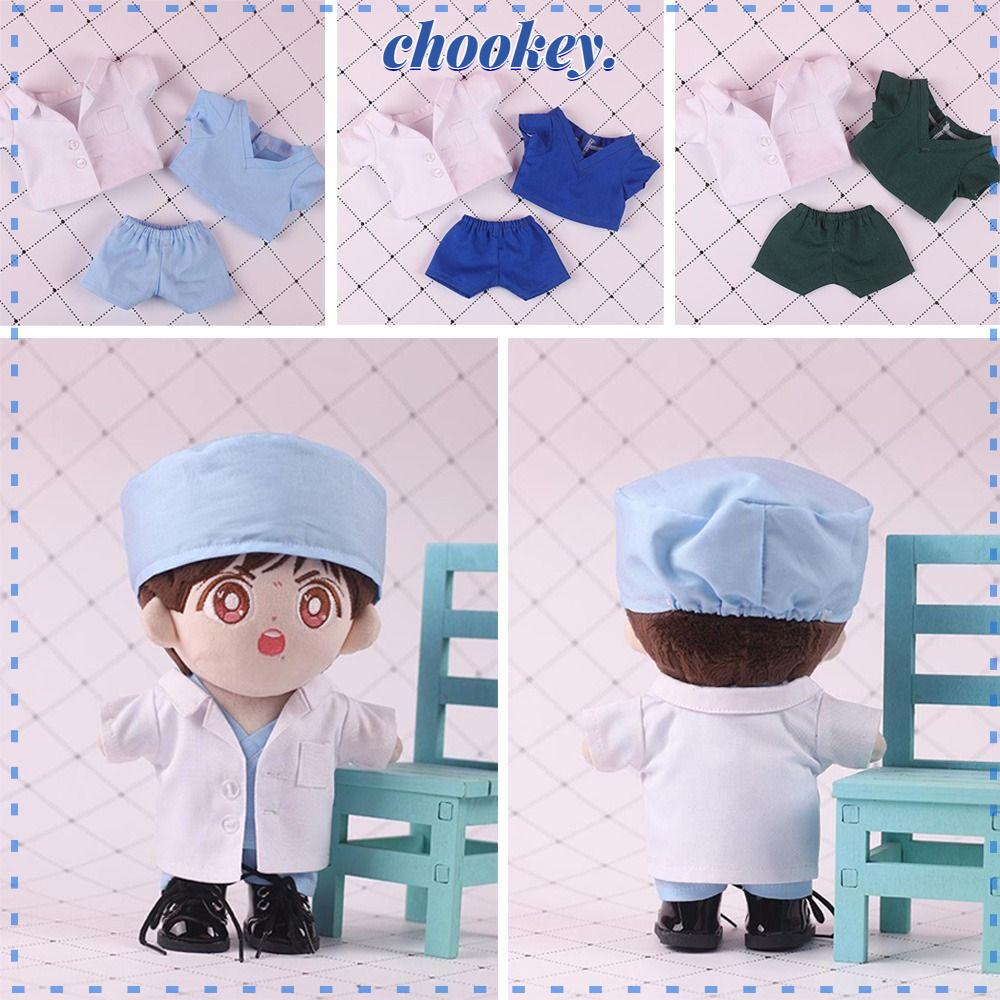 CHOOKEY 1 Bộ Đồ Thời Trang Cho Búp Bê 20cm