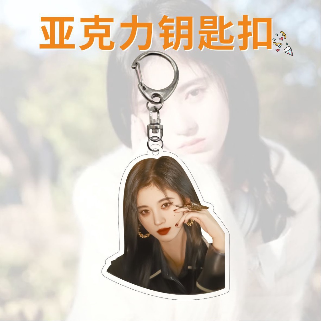 Móc Khóa Hình Bánh sandwich Hai Mặt Chất Liệu acrylic