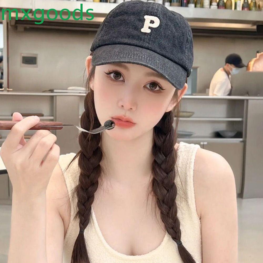 MXGOODS Bím Tóc Giả Bằng Sợi Tổng Hợp Màu Đen / Nâu Tự Nhiên Kháng Nhiệt Dành Cho Nữ