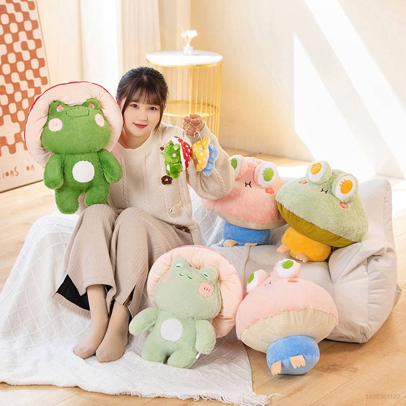 Sy2 Móc Khóa Hình Chú Ếch Nhồi Bông Đáng Yêu Cho Bé Gái YS2