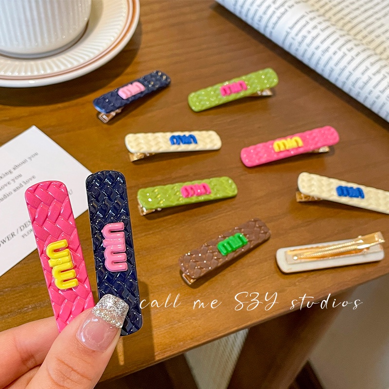 Kẹp Tóc Mái Ngang Màu Kẹo Ngọt Dành Cho Nữ