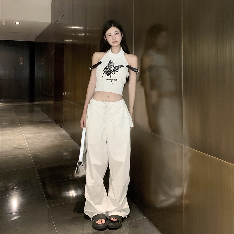 Áo Hai Dây Dệt Kim Thời Trang Quyến Rũ Cho Nữ