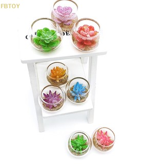 Mô hình chậu cây mini trang trí nhà búp bê tỉ lệ 1 / 12