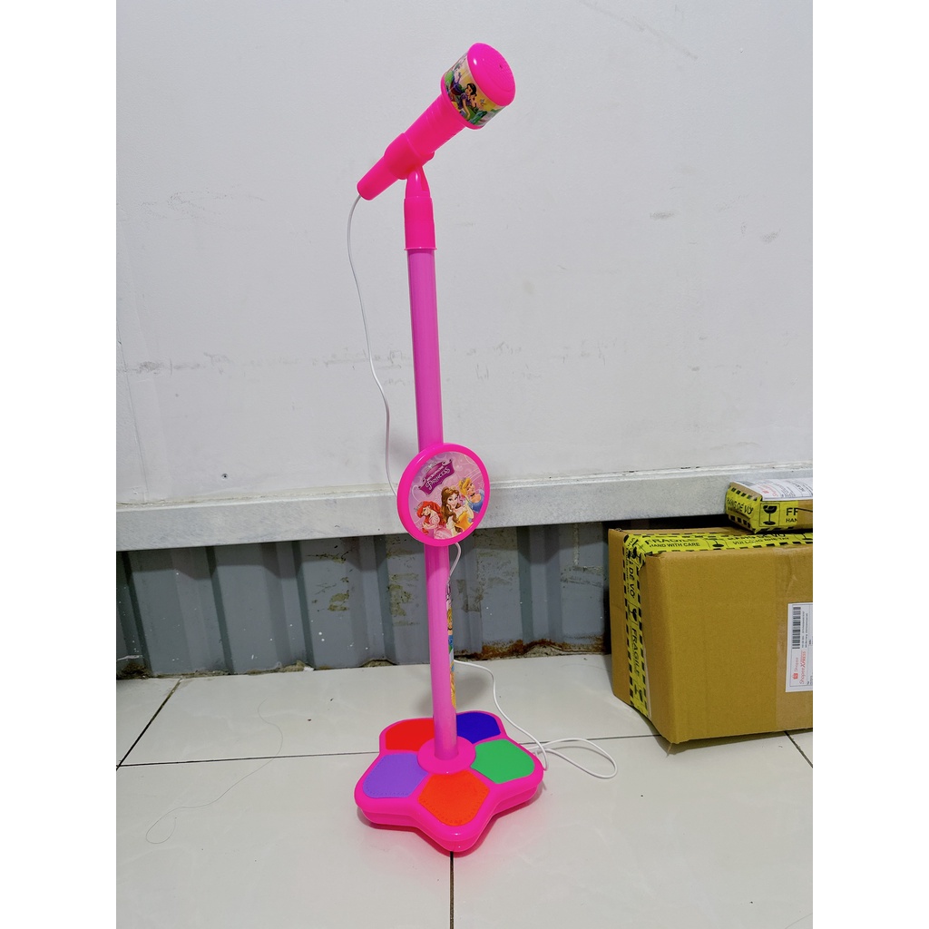 SIÊU RẺ- Micro hát karaoke cho bé, tích hợp loa, kết nối MP3-ĐÈN LOẠI 1 MIC VÀ 2 MIC