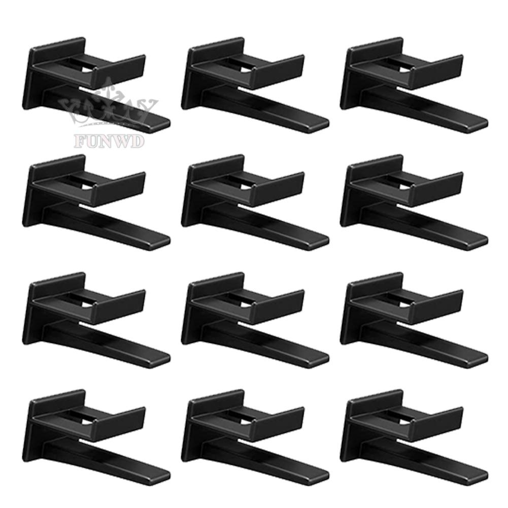 Giá Đỡ Mũ Bóng Chày 12 Móc Dán Tường / Cửa